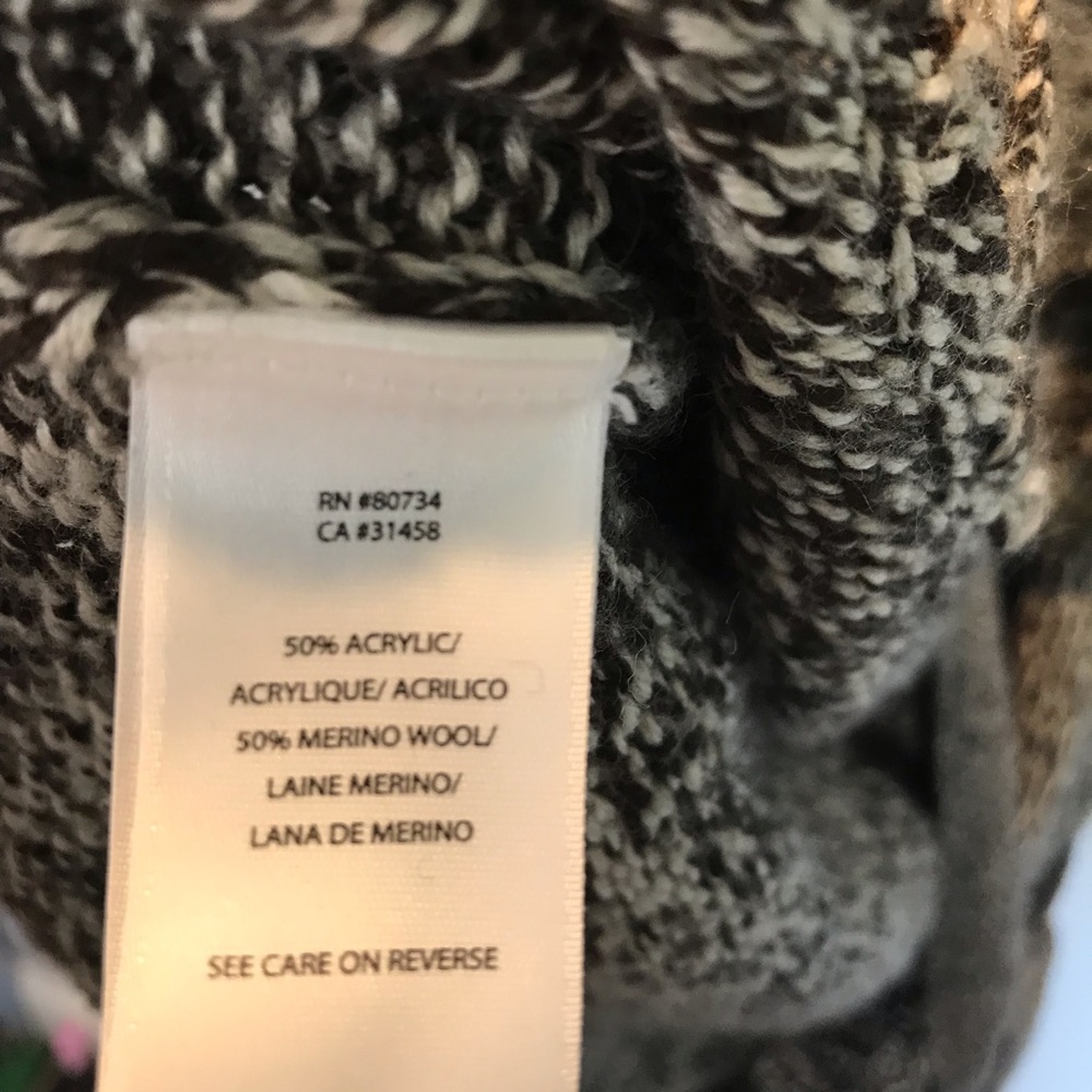 Bcbgmaxazria Wool Button Closure Wrap Sweater - image 7